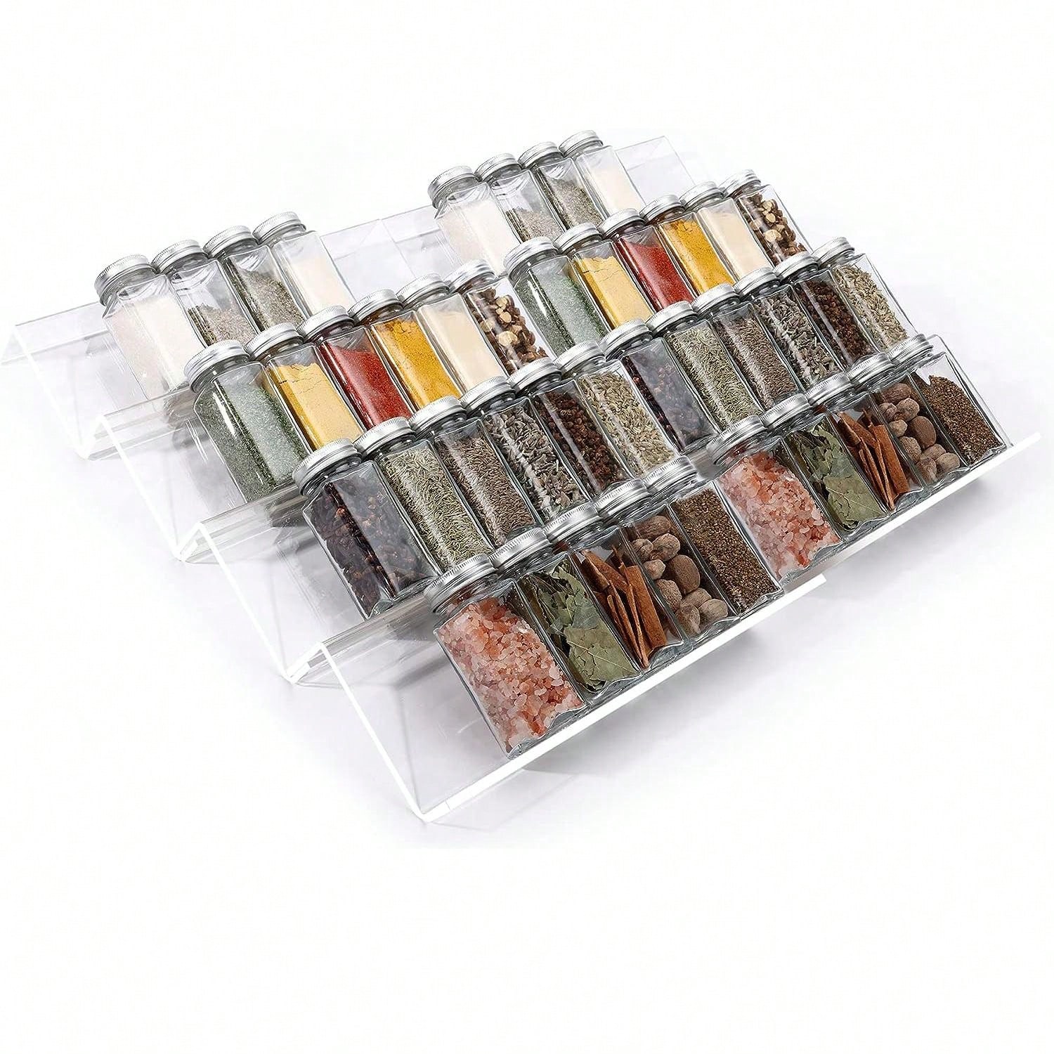 4/2 Layer Spice Drawer Organiz - Kitchen Appliances Cabinet recension och pris