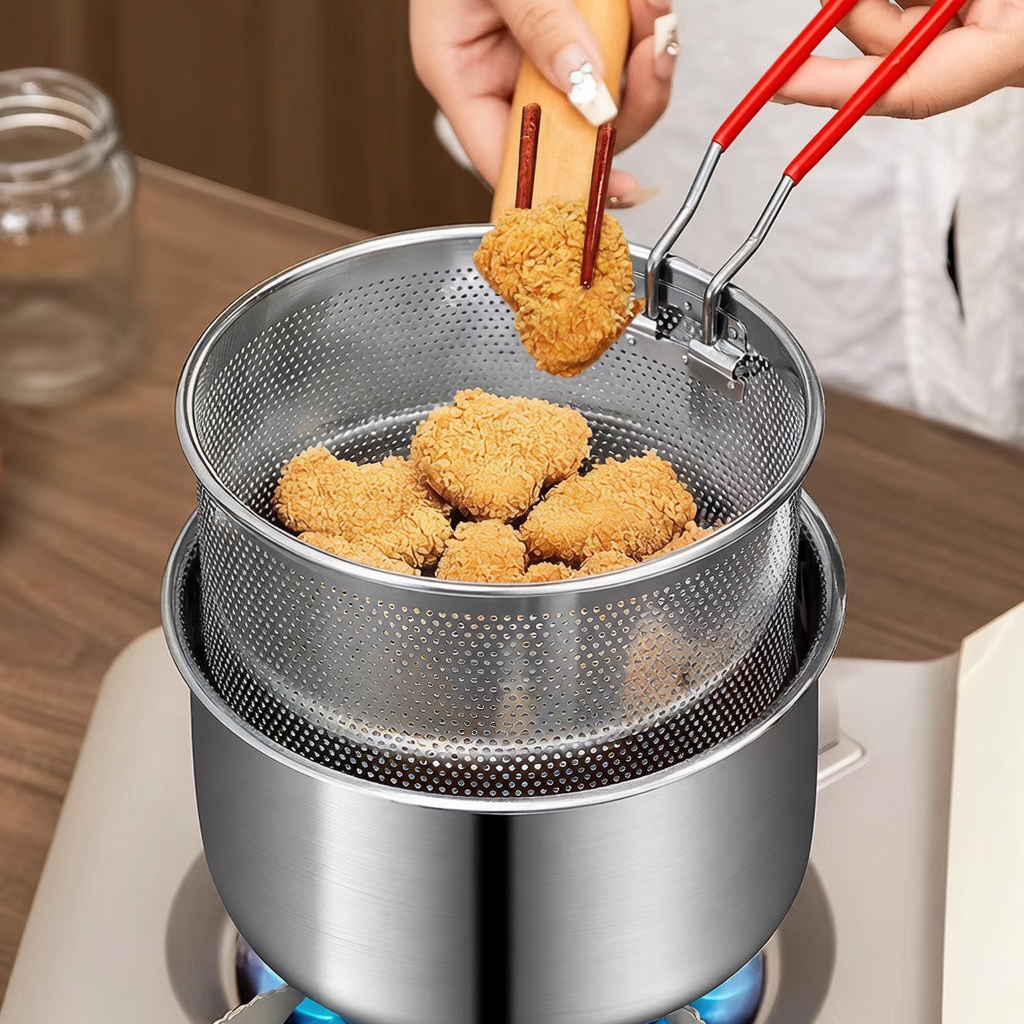 Stainless Steel Deep Fryer Wit - Rice Cooker recension och pris
